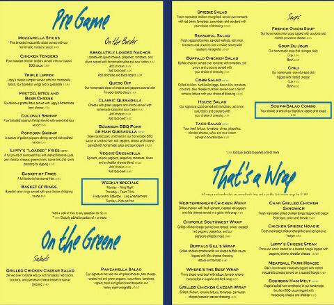 Lippys Bar & Grill Menu image 3